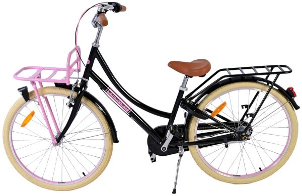 Volare Excellent Kinderfiets – Meisjes – 24 inch – Zwart – 3 Versnellingen