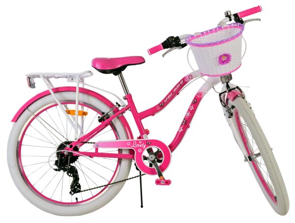 Volare Lovely Kinderfiets – Meisjes – 24 inch – Roze – 7 Versnellingen