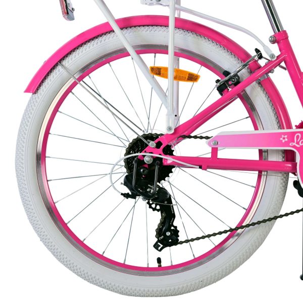 Volare Lovely Kinderfiets – Meisjes – 24 inch – Roze – 7 Versnellingen