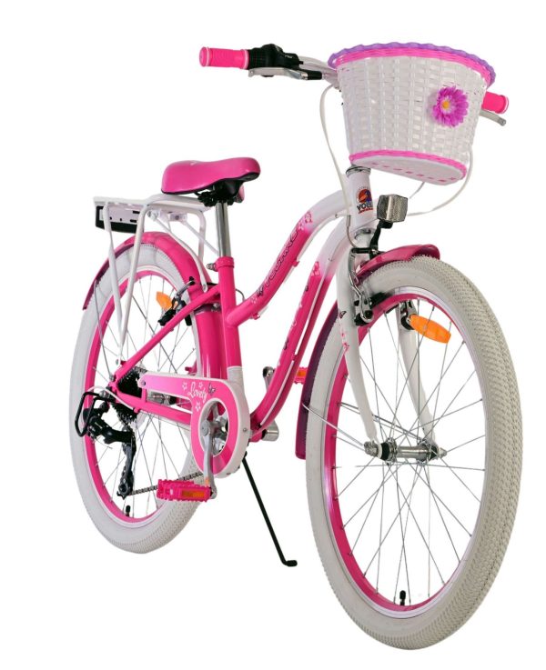 Volare Lovely Kinderfiets – Meisjes – 24 inch – Roze – 7 Versnellingen