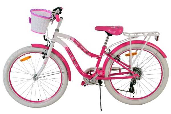 Volare Lovely Kinderfiets – Meisjes – 24 inch – Roze – 7 Versnellingen