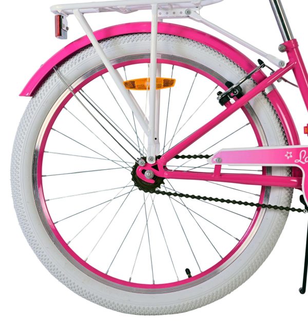 Volare Lovely Kinderfiets – Meisjes – 24 inch – Roze – Twee handremmen