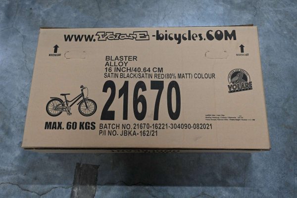 Volare Blaster Kinderfiets – Jongens – 16 inch  – Zwart/Rood – Prime Collection