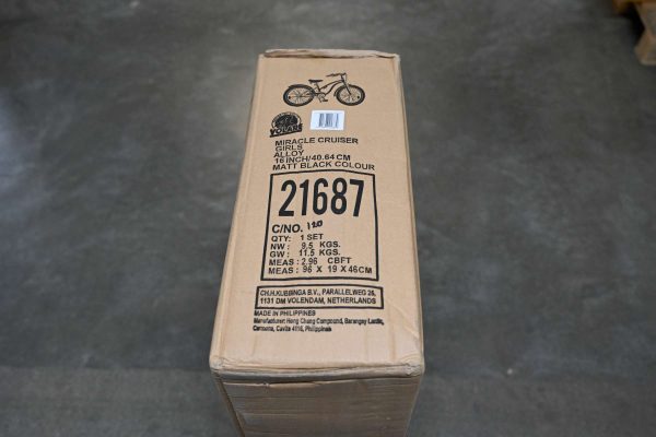 Volare Miracle Cruiser Kinderfiets – Meisjes- 16 inch – Mat Zwart – Prime Collection