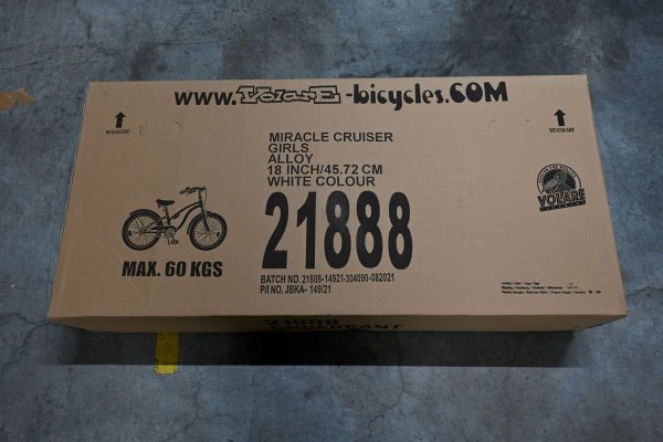 Volare Miracle Cruiser Kinderfiets – Meisjes – 18 inch – Wit – Prime Collection