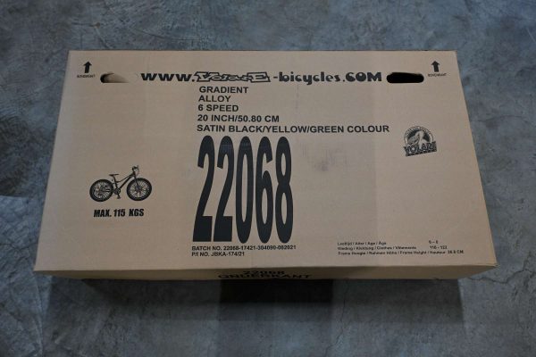 Volare Gradient Kinderfiets – Jongens – 20 inch – Zwart Geel Groen – 6 speed – Prime Collection