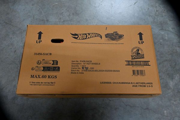 Hot Wheels Kinderfiets – Jongens – 14 inch – Zwart Oranje Blauw