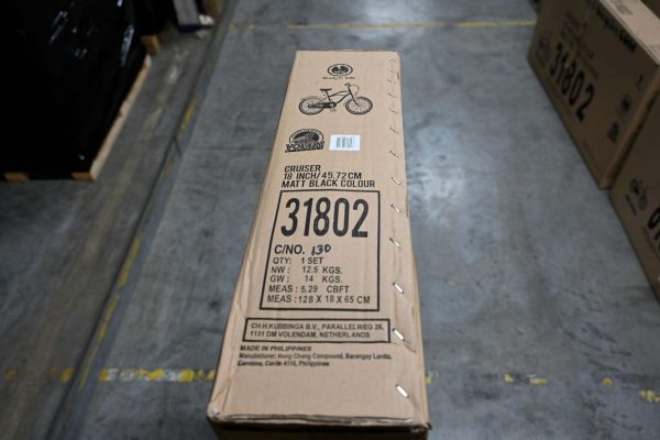Volare Black Cruiser Kinderfiets – Jongens – 18 inch – Zwart – 95% afgemonteerd