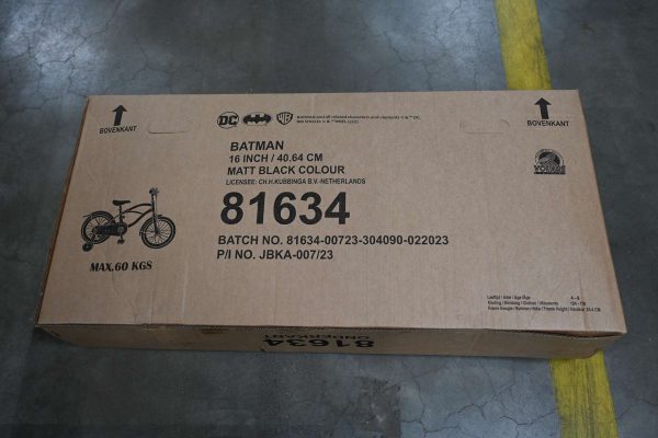 Batman Kinderfiets – Jongens – 16 inch – Zwart