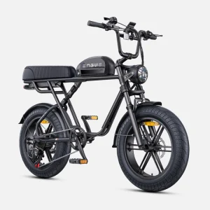 ENGWE M1 E-Fatbike – 65Nm Torque tweezits – Zwart