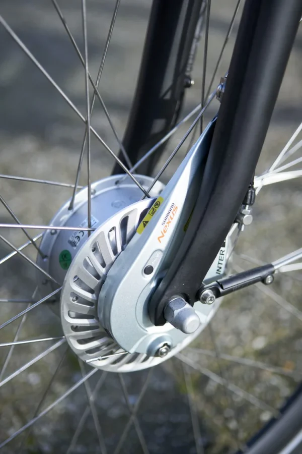Van Dijck Aphrodite-front E-bike zwart