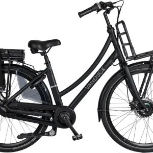 Van Dijck Aphrodite-front E-bike zwart