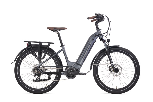 JOBOBIKE Lyon Step-thru E-bike 26inch Mid Motor Grijs