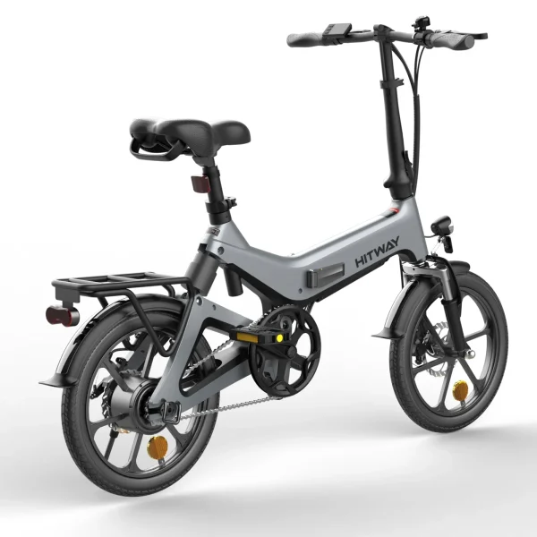 Hitway BK2 Elektrische Vouwfiets Grijs