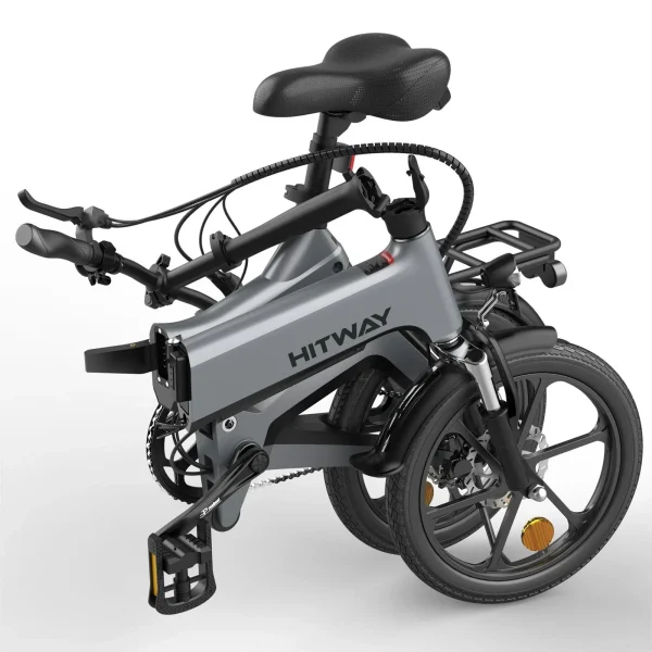 Hitway BK2 Elektrische Vouwfiets Grijs