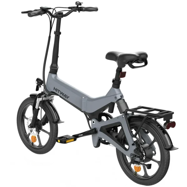 Hitway BK2 Elektrische Vouwfiets Grijs