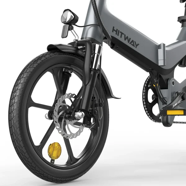 Hitway BK2 Elektrische Vouwfiets Grijs