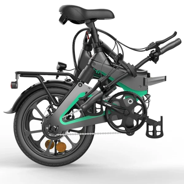 Hitway BK2 Elektrische Vouwfiets Zwaart Groen