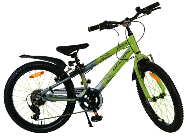 Volare Rocky Kinderfiets – 20 inch – 7 speed – Groen/Grijs