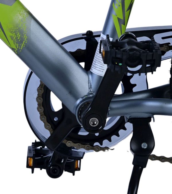 Volare Rocky Kinderfiets – 20 inch – 7 speed – Groen/Grijs
