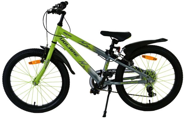 Volare Rocky Kinderfiets – 20 inch – 7 speed – Groen/Grijs