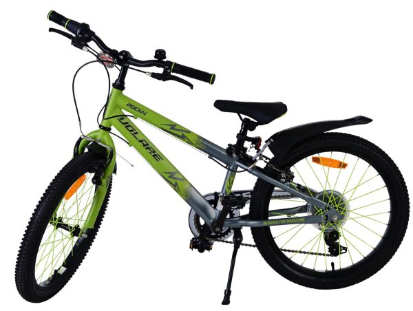 Volare Rocky Kinderfiets – 20 inch – 7 speed – Groen/Grijs
