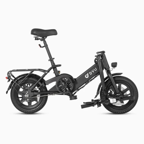 DYU C3 14 Inch Vouwbare E-Bike – Zwart