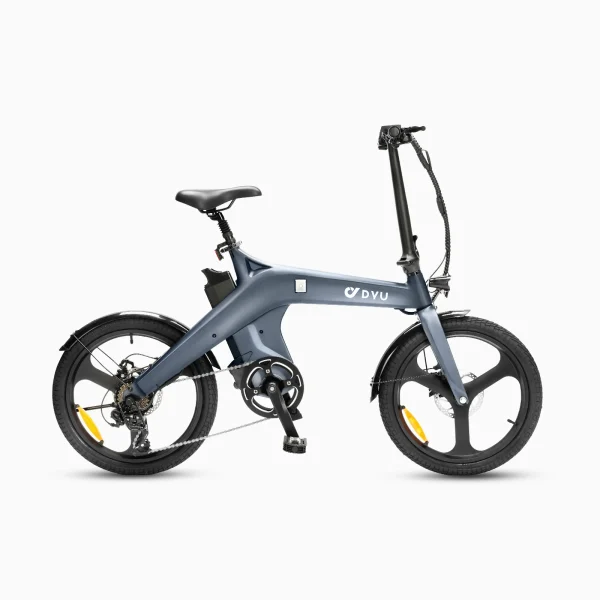DYU T1 20 Inch Opvouwbare Elektrische Fiets Grijs
