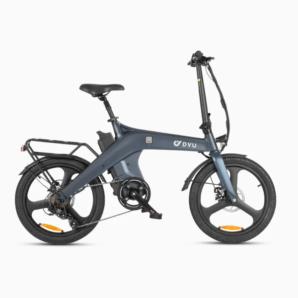 DYU T1 20 Inch Opvouwbare Elektrische Fiets Grijs