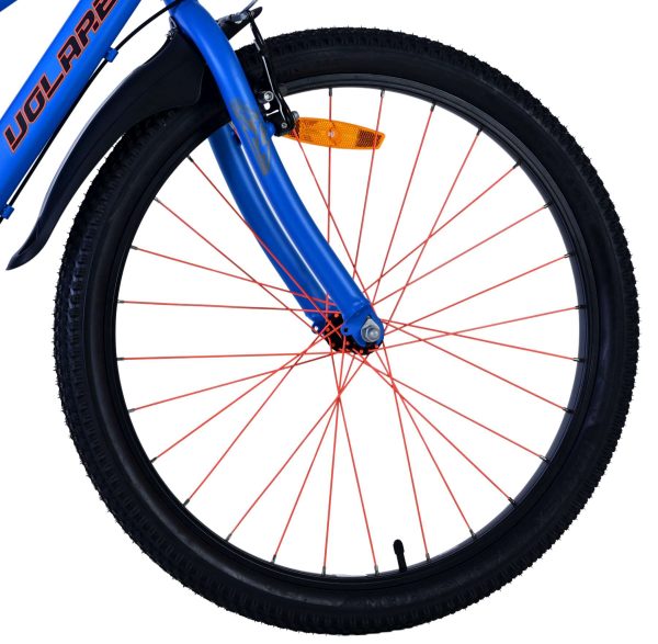 Volare Rocky Kinderfiets – 24 inch – Blauw – Shimano Nexus 3 versnellingen