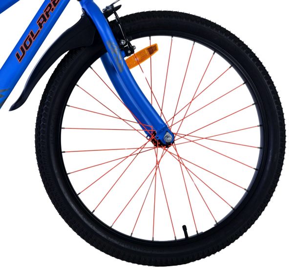Volare Rocky Kinderfiets – Jongens – 24 inch – Blauw