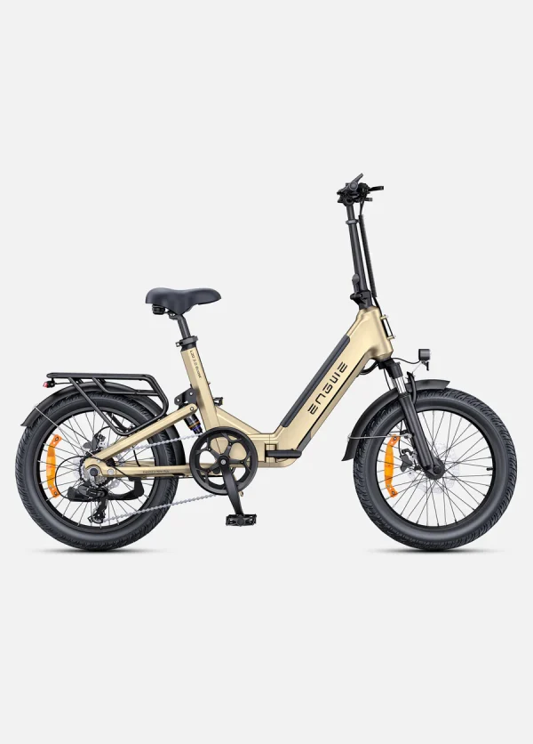 ENGWE L20 3.0 Boost Power Full Suspension Compact E-Bike Champagne