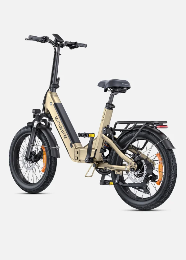 ENGWE L20 3.0 Boost Power Full Suspension Compact E-Bike Champagne