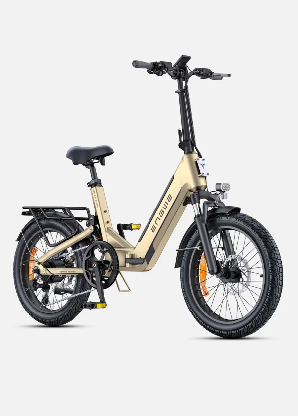ENGWE L20 3.0 Boost Power Full Suspension Compact E-Bike Champagne
