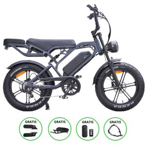 TWS V20 PRO – E-Fatbike incl. – Donker Grijs 2026 TWS V20 PRO – E-Fatbike incl. – Donker Grijs 2026