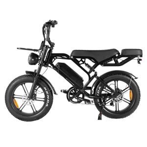 TWS V20 PRO 3.0 – E-Fatbike incl. Alaram+Stepjes+Achterzitje+Voorrek -Zwart