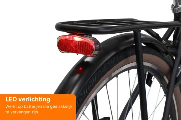 Altec Dutch 26inch Transportfiets Mat Zwart