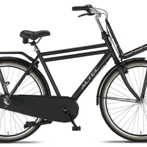 Altec Dutch 28inch Transportfiets N-3 Heren 50cm Mat zwart