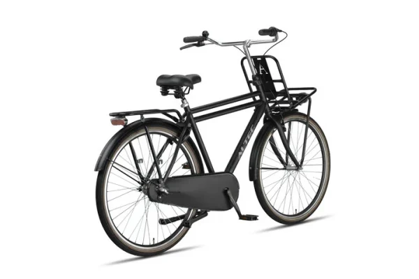 Altec Dutch 28inch Transportfiets N-3 Heren 50cm Mat zwart