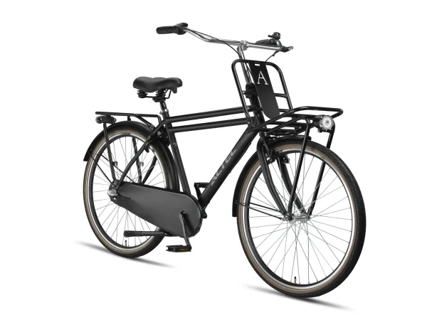 Altec Dutch 28inch Transportfiets N-3 Heren 57cm Mat zwart