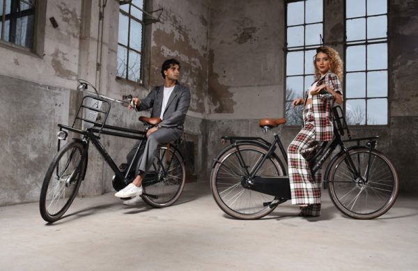 Altec Dutch 28inch Transportfiets N-3 Heren 57cm Mat zwart