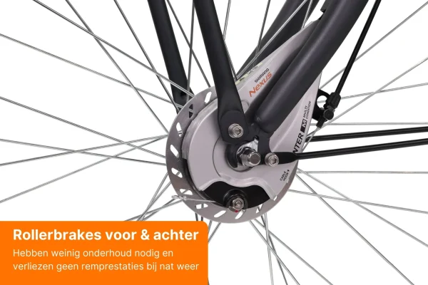 Altec Image Transportfiets 28inch N-7 Dames 57cm Mat Zwart