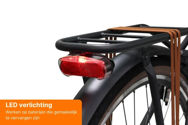 Altec Image Transportfiets 28inch N-7 Dames 57cm Mat Zwart
