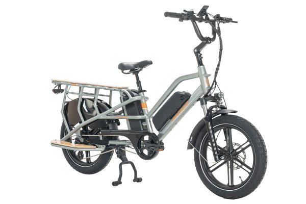 JOBOBIKE Transer Elektrische Cargo/Bezorg Fatbike Grijs