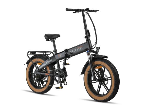 Altec Cross E-bike Fatbike Vouwfiets 20 inch 39 cm CZJB110 36V 250W 7 spd. Batterij TFL 36V/ 468Wh 13Ah *Accu 800045* Lader 800046*