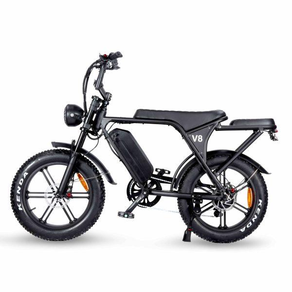 OUXI V8 5.0 – C80 Plus – Elektrische Fatbike – Zwart 2025