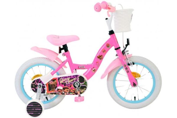 Dolls Kinderfiets – Meisjes – 14 inch – Roze