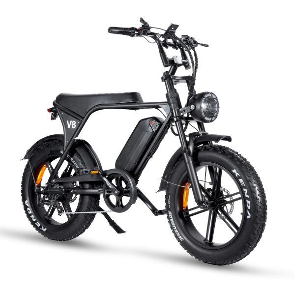 OUXI V8 5.0 – C80  Elektrische Fatbike – Zwart 2025