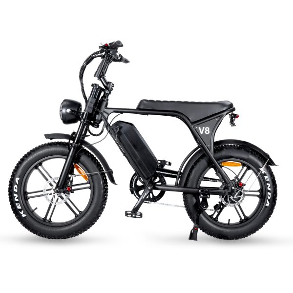 OUXI V8 5.0 – C80  Elektrische Fatbike – Zwart 2025