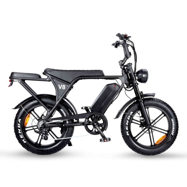 OUXI V8 5.0 – C80 Plus – Elektrische Fatbike – Zwart 2025